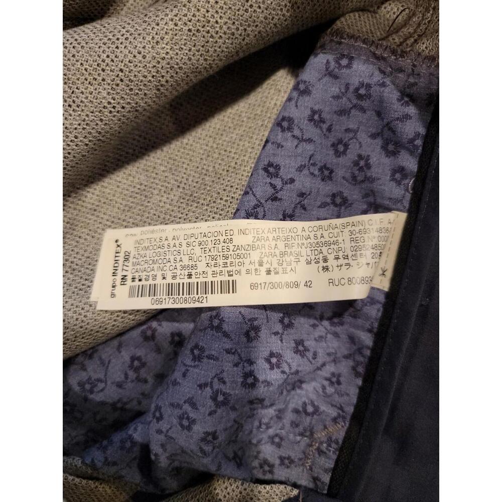 Zara Man Basic Gray Casual Modern Contemporary Pa… - image 13